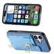 thumbnail image 4 of Funda Magnética para iPhone 17 con Billetera y Anillo, Protector Resistente Azul, 4 of 6