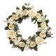 thumbnail image 5 of Guirnalda De Puerta De Peonía De Flores De Seda Para Vacaciones, Manualidades O Decoración, Color Blanco, 5 of 5