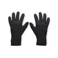 Guantes De Forro Polar Storm Para Hombre Under Armour, (001) Negro / Castlerock, Mediano