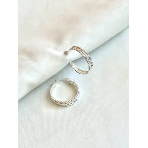 Collarbeauty - Aro Bañado En Plata 925