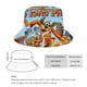 thumbnail image 2 of Hong Kong Phooey Sombrero bucket para adultos, gorra de protección solar, sombrero de pescador plegable para viajes al aire libre, pesca y actividades de verano, 2 of 6