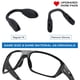 thumbnail image 2 of Almohadillas nasales de silicona Firtox para gafas de sol Oakley, negras, 2 of 6