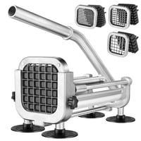 Cortador De Patatas Fritas Ruooson Professional, 3 Unidades