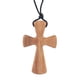 thumbnail image 1 of Collar De Cruz De Madera De Olivo, Collar De Oración A La Moda Para Boda Del Día De San Valentín, 1 of 1
