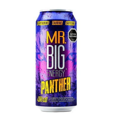Bebida Energetica Panther Lata 473 Ml Mr. Big