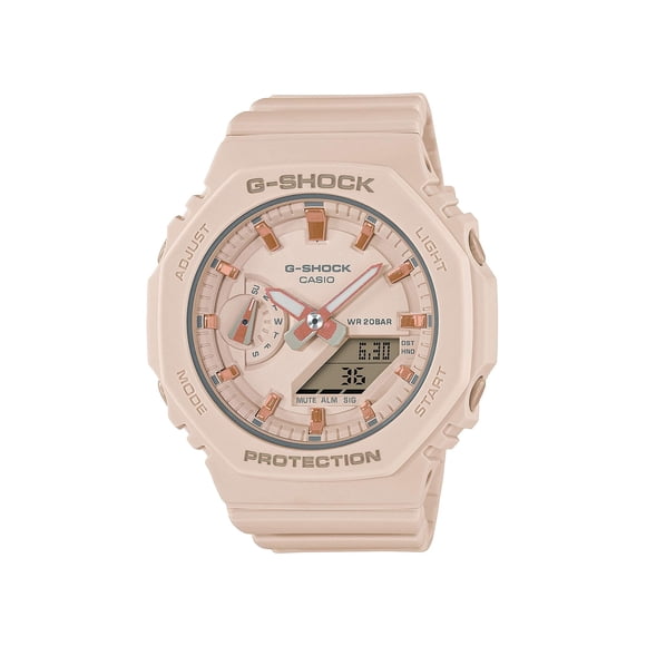 Reloj G-Shock Casio S Series GMAS2100-4A para mujer, color rosa claro