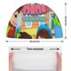 thumbnail image 2 of Fondo de Omar y Hana Gorro de Natación de Licra, Gorro de Baño de Tela Cómoda, Gorro Elástico Antideslizante para Hombres, Mujeres y Niños, 2 of 6