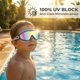thumbnail image 5 of Gafas natación antivaho con pinza nariz tapones oídos antigoteo visión amplia protección UV, 5 of 8