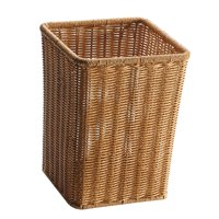 Magideal - Cesta Para La Colada, Cesta Tejida, Contenedor, Organizador Multiusos, Cesto Para La Colada, Cubo De Basura Tejido Para Oficina, Baño, Lavandería, Toa S