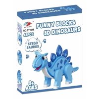 Genérico - Bloques De Construcción De Eva 3D Stegosaurus 48 Piezas