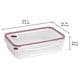 thumbnail image 5 of Recipiente para almacenamiento de alimentos Sterilite Ultra-Seal 31 x 23 x 9 cm, 5 of 6