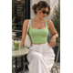 thumbnail image 1 of Top Peto Rib Mujer Acanalado Elasticado Sin Mangas Básico verde Talla Única, 1 of 3