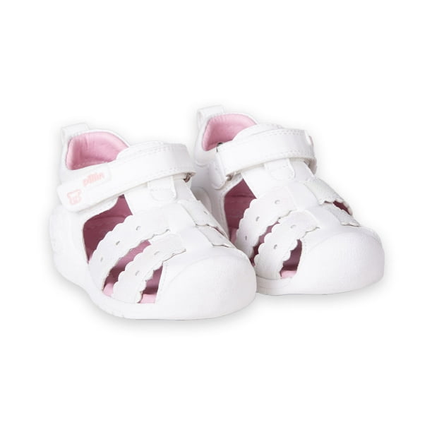 Sandalias Recién Nacido Niña Blanco Pillin