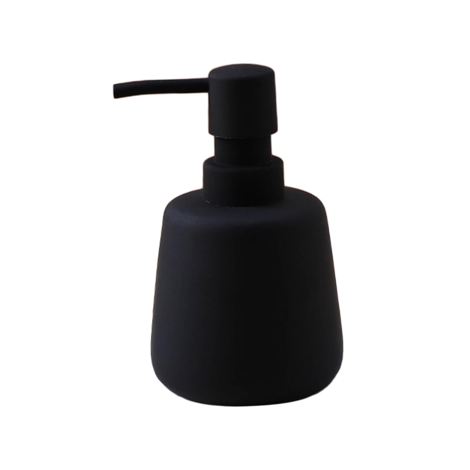 Bothyi - Dispensador De Jabón Dispensador De Gel De Baño Elegante Y Resistente Para Lavandería, Baño, Hotel, Negro