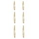 thumbnail image 3 of Aros Argolla Time and Tru Dorados 3 Pares Moda Mujer, 3 of 3