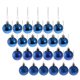 thumbnail image 5 of 24pcs 6cm bolas de navidad adornos de árbol de Navidad colgando decoraciones azul, 5 of 5