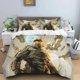 thumbnail image 1 of Cartoon Game Halo Pattern Polyester 3D Digital Printed Duvet Cover Bedding Set, Queen Duvet Cover Bedding Set, King Bedding Set Bed Sheets, 1 of 5