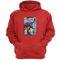 Genérico - Polerón Canguro Evangelion Rojo Talla Xs Unisex