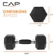 thumbnail image 4 of Mancuerna CAP Barbell recubierta de 12 kg con agarre acolchado, 4 of 6