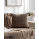 thumbnail image 4 of Pack De 2 Fundas De Cojin Chenille Con Borlas 45x45 Café, 4 of 4