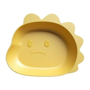 Genérico - Plato De Escritorio Para Escupir Hueso, Plato De Basura, Organizador De Pasteles, Vajilla Para El Hogar, Forma De Dragón Amarillo
