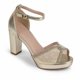 thumbnail image 5 of Sandalia Mujer Textil Hebilla Taco Cuadrado 6033, 5 of 9