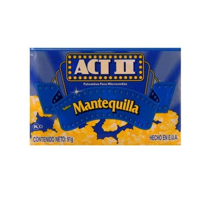 Cabritas Para Microondas Mantequilla 91 G Act Ii