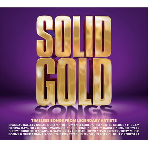 Canciones En Cd Sony Solid Gold//Varias