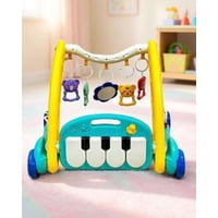 Mylhogar - Andador 2 En 1 Y Gimnasio Didactico Musical Para Bebes