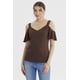 thumbnail image 1 of Polera Mujer Ajustado Chocolate, 1 of 4