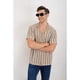 thumbnail image 2 of Camisa Hombre Hilo Algodon Verano Diseño Lineas Calidad Premium 7225, 2 of 4