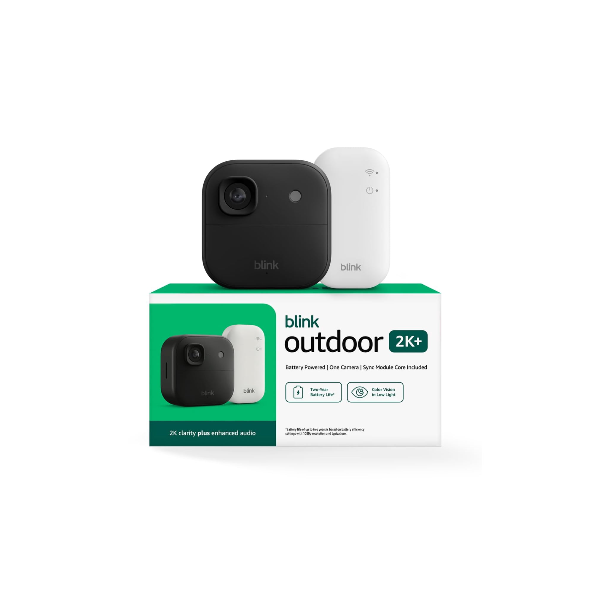 Cámara De Seguridad Inteligente Inalámbrica Blink Outdoor 2k+