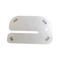 Bothyi - Cordón De Cuero Costura Cincel Mate Plantilla De Artesanía En Cuero Para Profesionales