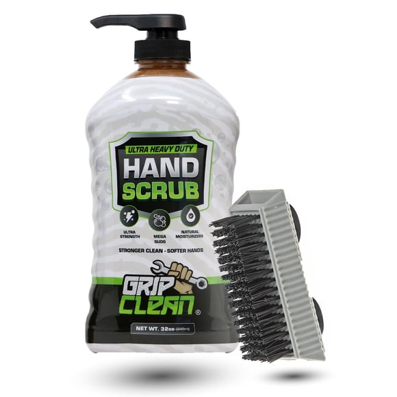Limpiador de manos Grip Clean 946 ml con pumita y cepillo