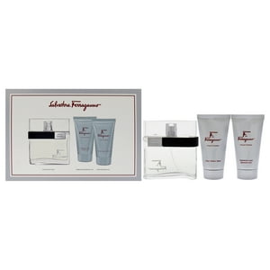 Salvatore Ferragamo - F By Para Hombre - Set De Regalo Edt Spray, Gel De Ducha, Bálsamo Para Después Del Afeitado