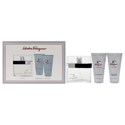 Salvatore Ferragamo - F By Para - Set De Regalo Edt Spray, Gel De Ducha, Bálsamo Para Después Del Afeitado