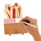 thumbnail image 5 of Tarjeta de Felicitación Hallmark 15 cm Ramo de Perros Calientes 3D Pop‑Up, 5 of 6
