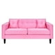 thumbnail image 1 of Sofa New Retro 3C Felpa 00 Rosado, 1 of 6