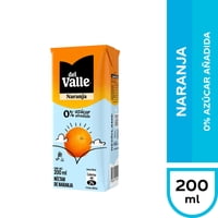 Néctar Sabor Naranja Caja 200 Ml Del Valle