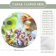 thumbnail image 2 of Plantas contra zombis-theme Fitted Round Tablecloths Elastic Edged Table Covers Waterproof Table Cloth for Kitchen Holiday Party Tables Decor 120cm, 2 of 6