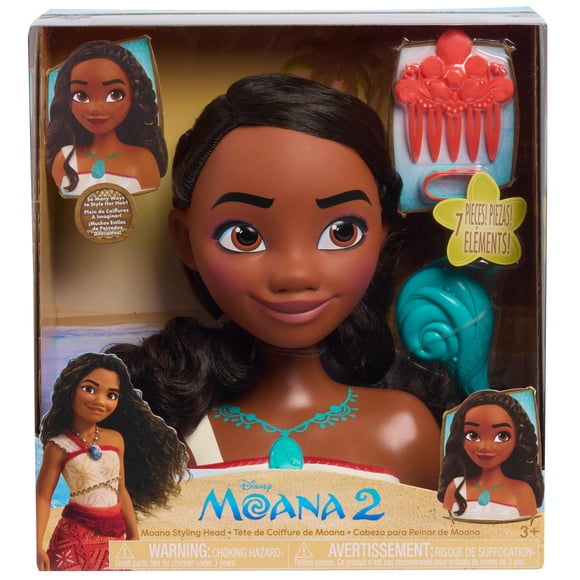 Cabezal de peluqueria Just Play Disney Princess Moana 2
