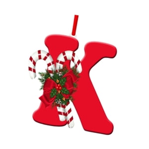 Bothyi - Adorno Colgante Para Árbol De Navidad Con Letras, Decoración Navideña Para El Porche, Vacaciones De Año Nuevo K