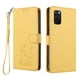 thumbnail image 1 of Carcasa Billetera de Cuero Sintético para Samsung Galaxy S20 Plus, Amarillo, 1 of 6