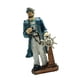 thumbnail image 4 of Escultura De Marinero De Resina, Centro De Mesa, Estatua De Pescador Con Timón, 4 of 5