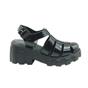 Todopiel - Sandalia Cangrejera Negro Zb058