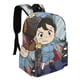 thumbnail image 2 of Ranking of Kings-theme Backpack, Campus style schoolbag Bookbag with Adjustable Shoulder Straps And Large Zip Compartment, Unisex Travel Bags.42x30x15cm, 2 of 6