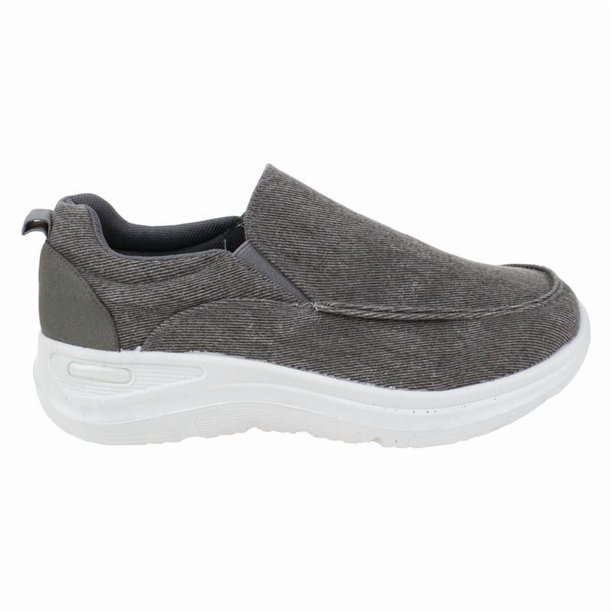 Zapatilla New Walk City Confort Slip On Negra