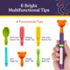 thumbnail image 2 of Kit de estimulación oral con suministros especiales Buzz Buddy con 6 cabezales, 2 of 9