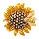 thumbnail image 4 of Sun Flower Lapel Pin Adorno Joyas Accesorios Decorativos Amarillo, 4 of 5