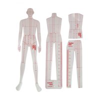 Bothyi - Regla De Plantilla De Dibujo De Moda, Reglas Claras De Ilustración De Moda Para Sastres